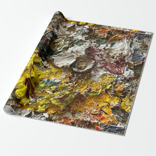 Artist's palette #1 wrapping paper