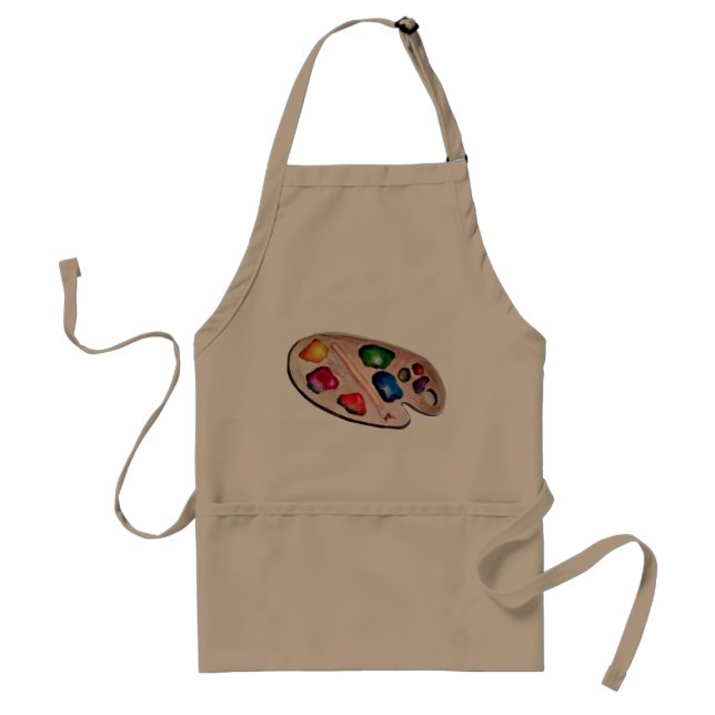 Artists Palette Apron Studio Artist Crafts Makers (Front)