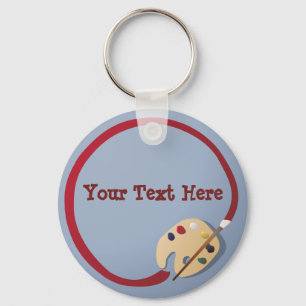 Artist's Palette Keychain
