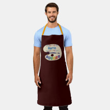 Artists Palette Painting Smock Apron