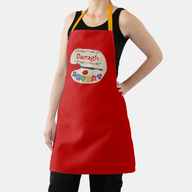 Artists Palette Painting Smock Apron (Insitu)