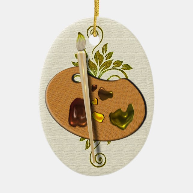 Artists Pallette Ornament (Front)