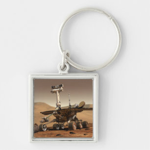 Artist's Rendition of Mars Rover Key Ring