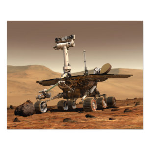 Artist's Rendition of Mars Rover Photo Print