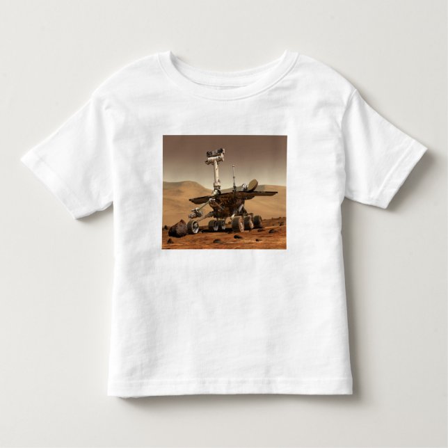 Artist's Rendition of Mars Rover Toddler T-Shirt (Front)