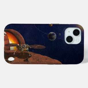 Artist's Rendition Of The Insight Lander. iPhone 15 Case