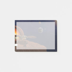 Artist's Rendition Of The Insight Lander. Post-it Notes