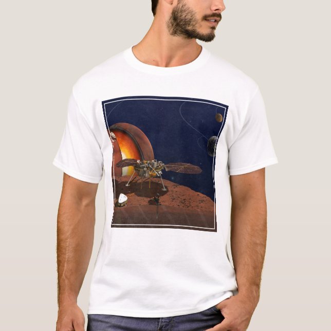 Artist's Rendition Of The Insight Lander. T-Shirt (Front)