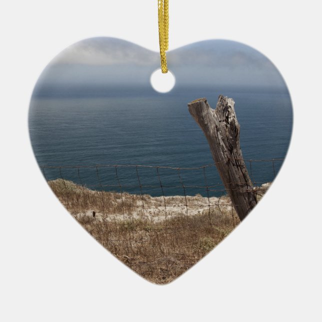 Artist's Retreat Ceramic Ornament (Front)