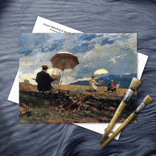 Artists Sketching White Mountains Winslow Homer Postcard