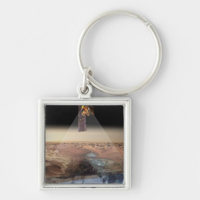 Artist's View of Odyssey Detecting Ice Key Ring (Front)