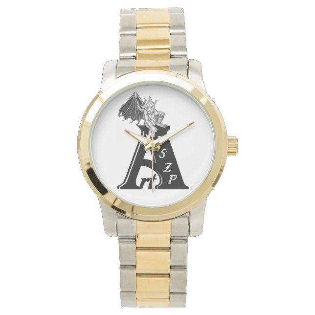 ArtKSZP logo with GOLEM - Gargoyle Watch (Front)