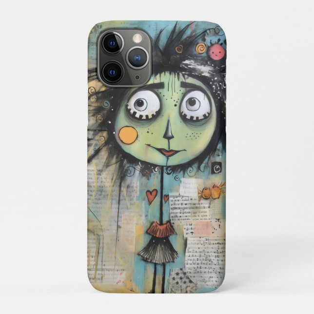 ArtLady 13 Charming and distressed Case-Mate iPhone Case (Back)