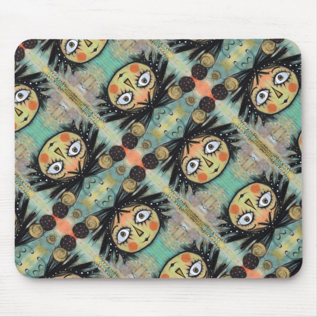 ArtLady 14 Charming and distressed Mouse Pad (Front)