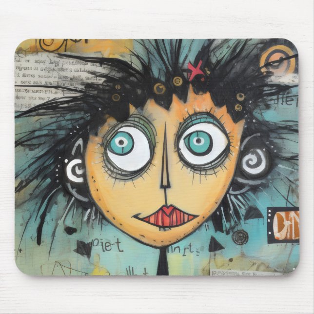 ArtLady 21 Charming and distressed Mouse Pad (Front)