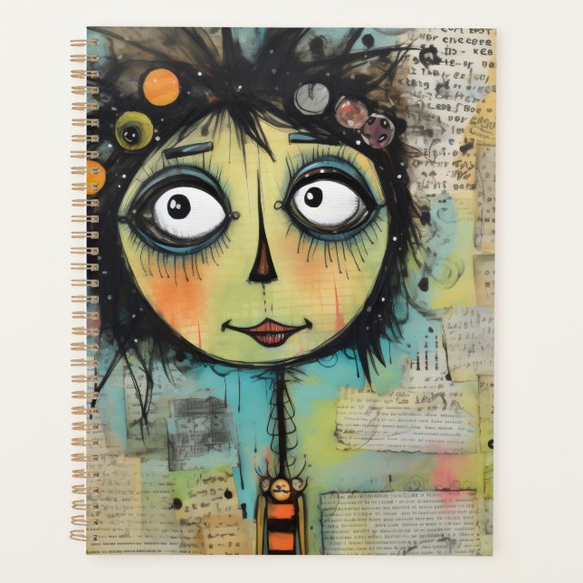 ArtLady 22 Charming and distressed Planner (Front)