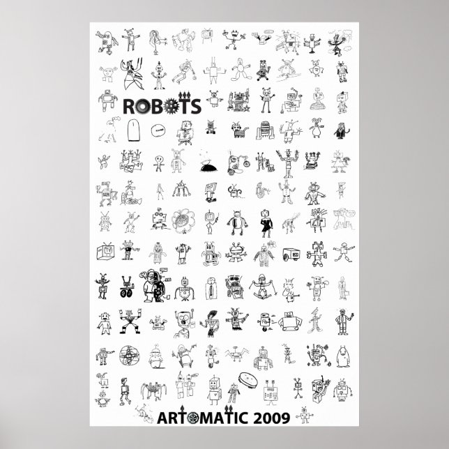 Artomatic Robots 2009 Poster 6 (Front)
