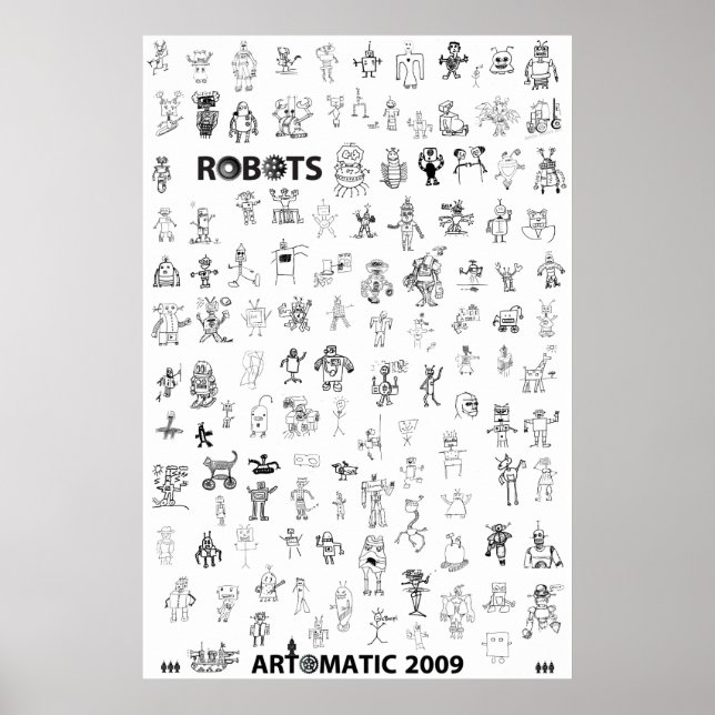 Artomatic Robots 2009 Poster 7 (Front)
