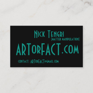 ARTorFACT.com Business Card