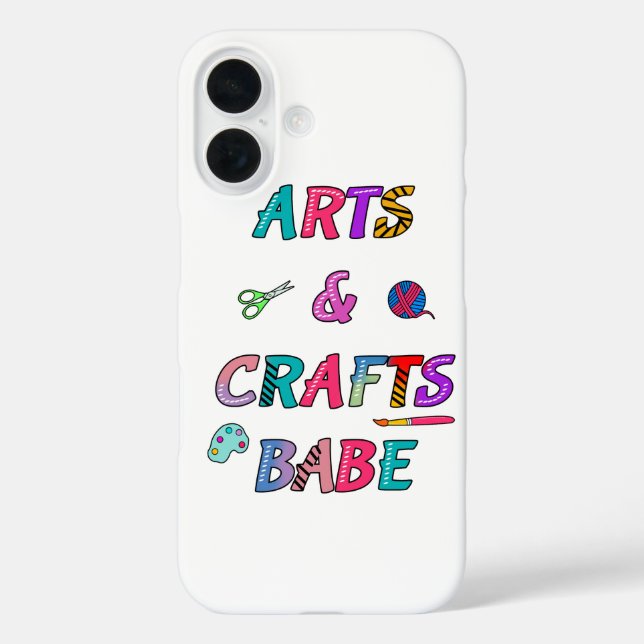 Arts and Crafts Babe Case-Mate iPhone Case (Back)