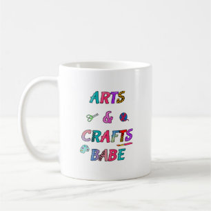 Arts and Crafts Babe Coffee Mug