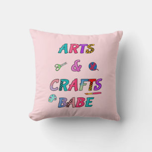 Arts and Crafts Babe Cushion