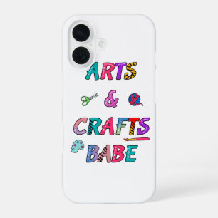 Arts and Crafts Babe iPhone 16 Case