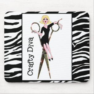 Arts and Crafts Diva Mousepad
