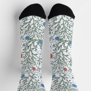 Arts and Crafts Poppies Socks