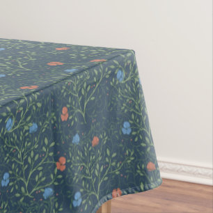 Arts and Crafts Poppies Tablecloth