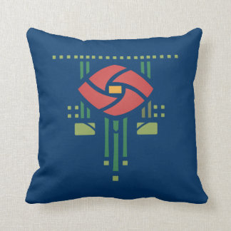 Arts and Crafts Rose- Any Colour Backgrounds! Cushion