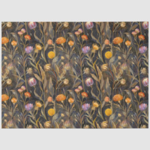 Arts and crafts Scottish thistle and wild flowers Tissue Paper