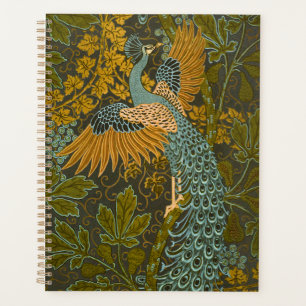 Arts and Crafts Walter Crane Peacock Pattern Planner