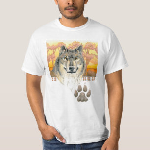 Arts and Crafts Wolf T-Shirt