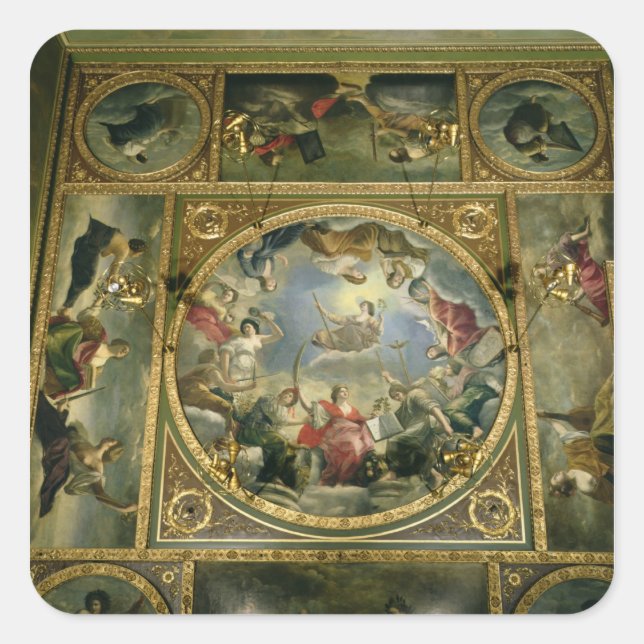 Arts and Sciences, 1636 Square Sticker (Front)