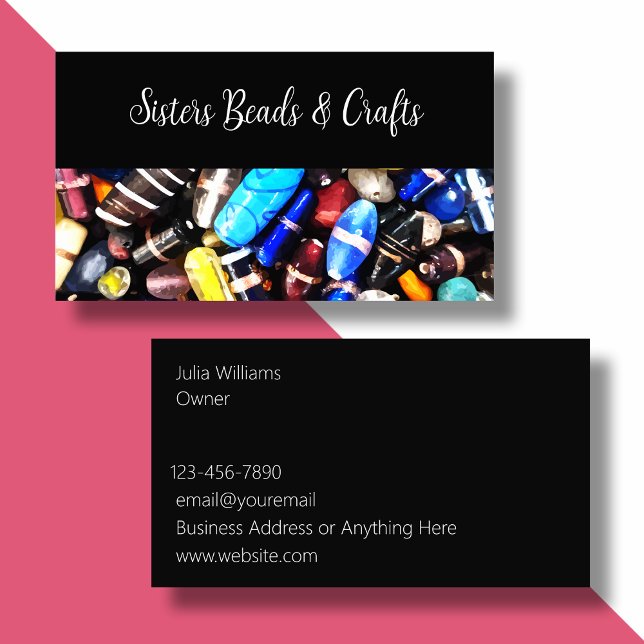 Arts Beads And Crafts Business Cards (Creator Uploaded)
