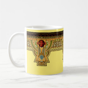 Arts & Crafts, Craftsman or Mission Style Rose Coffee Mug