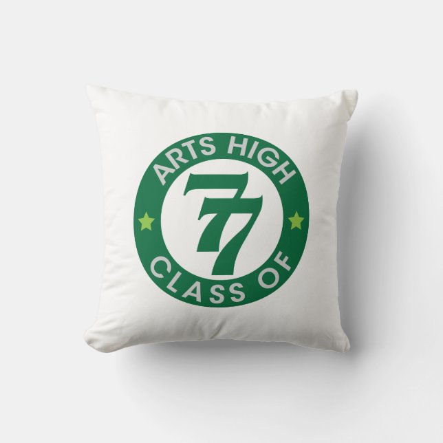Arts High School Class of 77 Logo Cushion (Front)