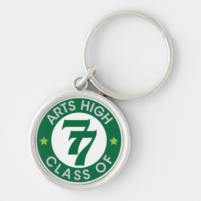 Arts High School Class of 77 Logo Key Ring (Front)