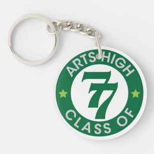 Arts High School Class of 77 Logo Key Ring