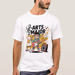 Arts Major Boy - Illustration Unique Creation T-Shirt