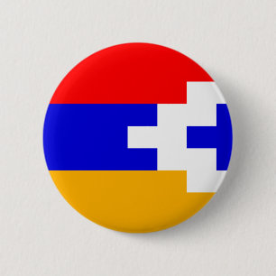 Artsakh (Nagorno-Karabakh) Flag 6 Cm Round Badge