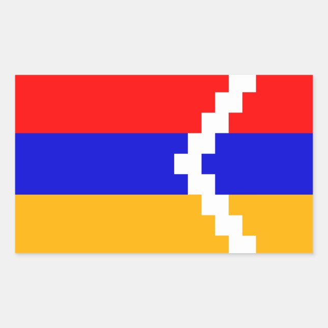 Artsakh (Nagorno-Karabakh) Flag Rectangular Sticker (Front)