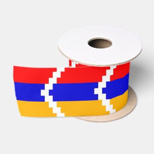 Artsakh (Nagorno-Karabakh) Flag Satin Ribbon