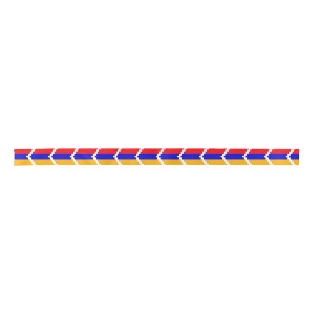 Artsakh (Nagorno-Karabakh) Flag Satin Ribbon (Front)