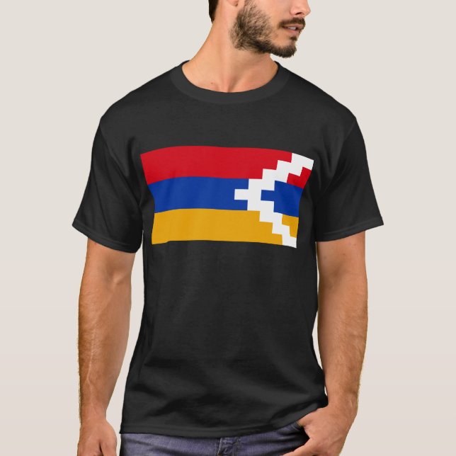 Artsakh (Nagorno-Karabakh) Flag T-Shirt (Front)