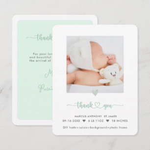 ArtsApp Baby Shower Thank You+Birth Announcement