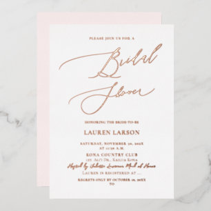 ArtsApp Elegant Calligraphy Bridal ShowerDIY Colou
