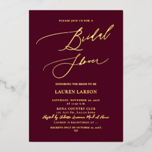 ArtsApp Luxe Calligraphy Burgundy Gold