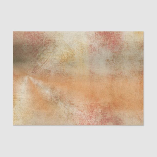Artsy Autumn Abstract Tissue Paper (Front)